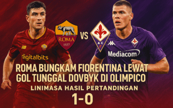 Hasil Pertandingan AS Roma vs Fiorentina