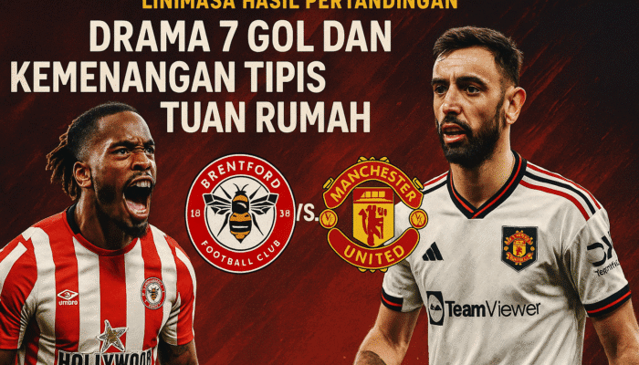 Drama Gol di Menit Akhir Warnai Hasil Pertandingan Brentford vs Manchester United Dalam Laga Pekan 35 Liga Inggris