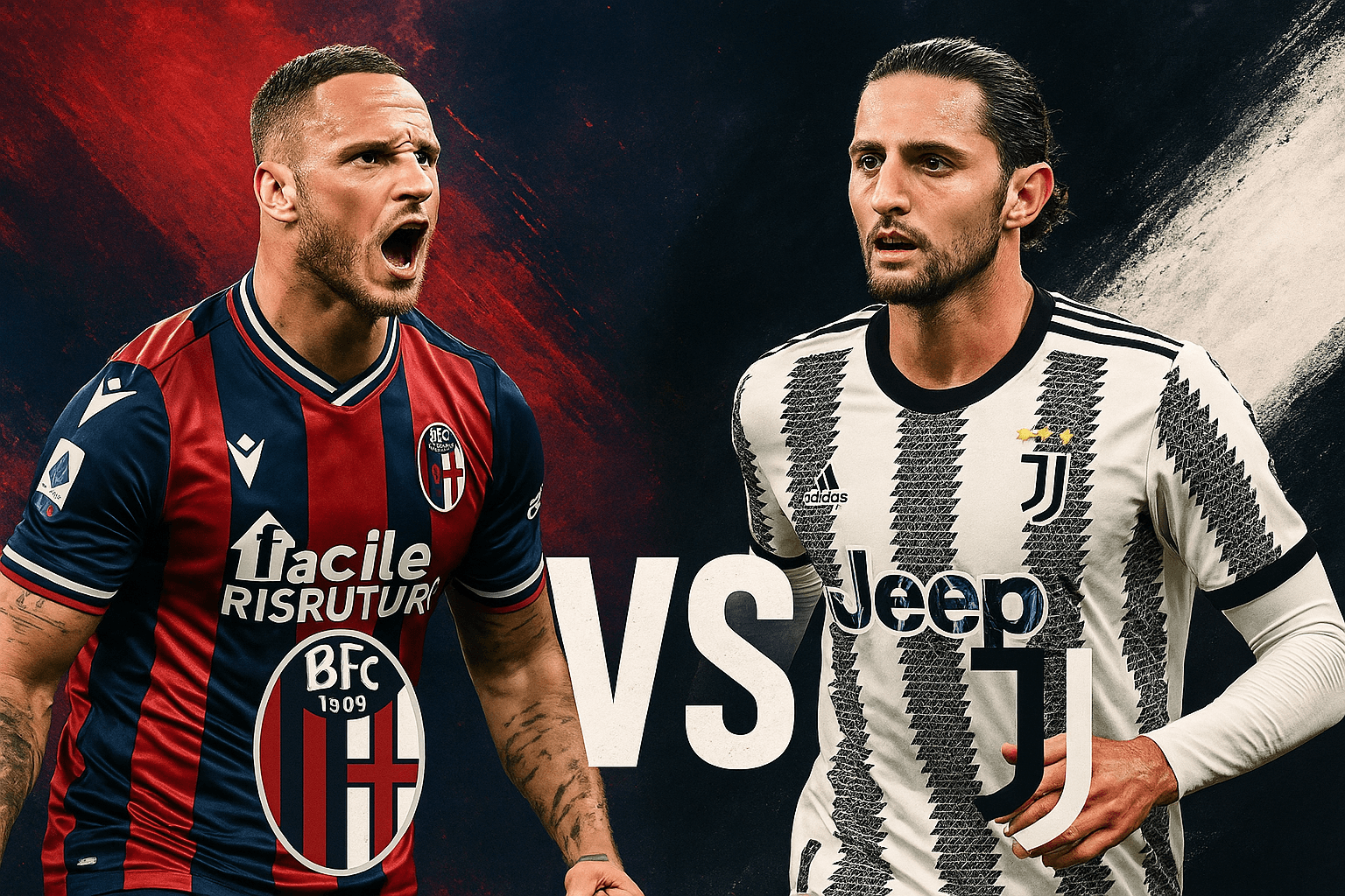 Linimasa Bologna vs Juventus