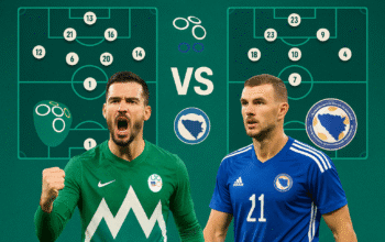 Susunan Pemain Slovenia vs Bosnia-Herzegovina