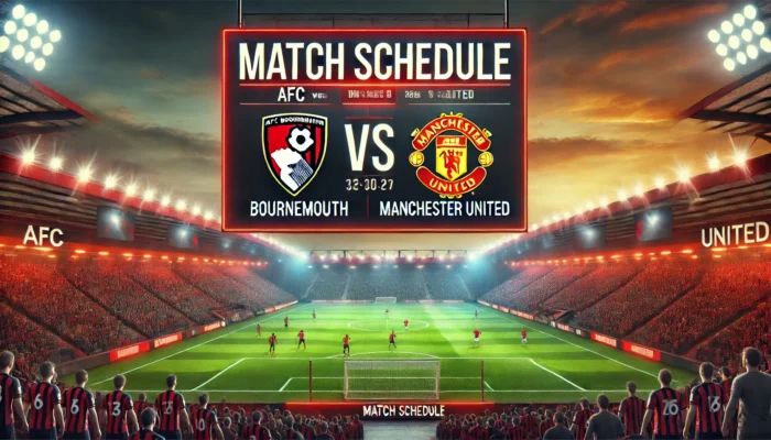 Jadwal Bournemouth vs MU Duel Panas Liga Inggris