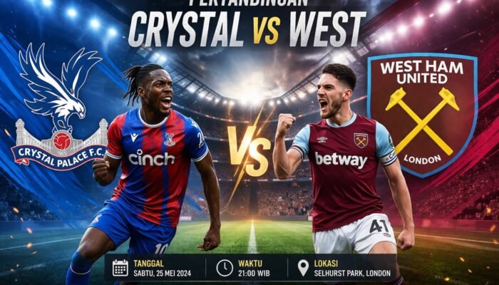 Pertandingan Crystal vs West Duel Sengit EPL