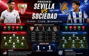 Prediksi Sevilla vs Sociedad Duel Panas La Liga