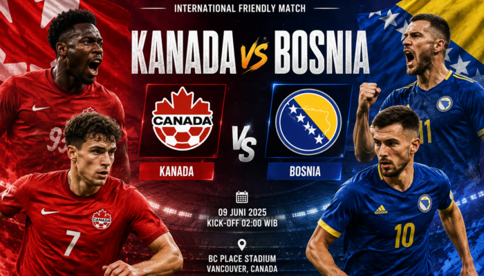 Jadwal Kanada vs Bosnia Jadi Sorotan Menjelang Duel