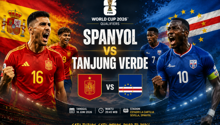 Jadwal Spanyol vs Tanjung Verde Duel Menarik Tim Nasional