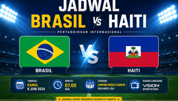 Jadwal Brasil vs Haiti Laga Menarik Tim Samba