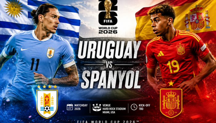 Jadwal Uruguay vs Spanyol Duel Bergengsi Tim Nasional Dunia