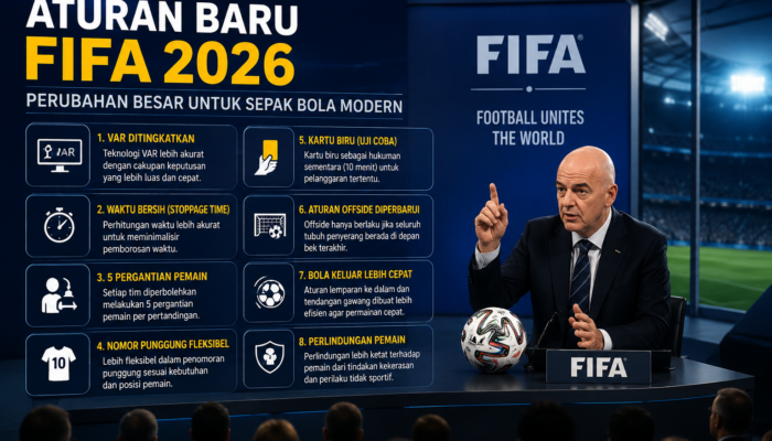 Aturan Baru FIFA 2026 Ubah Arah Sepak Bola Dunia