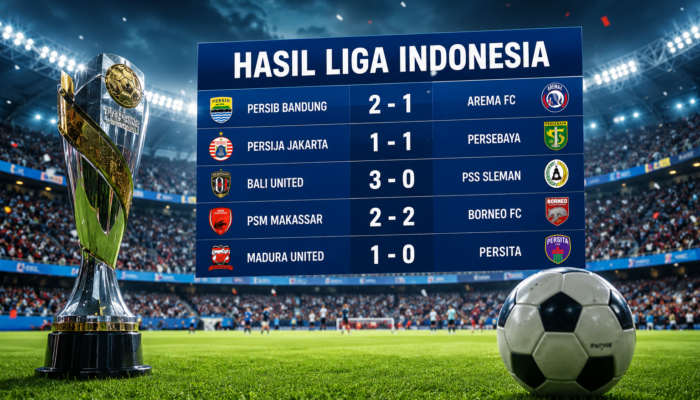 Hasil Liga Indonesia Terbaru Jadi Sorotan SepakBola Nasional