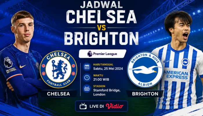 Jadwal Chelsea vs Brighton Jadi Sorotan Liga Inggris