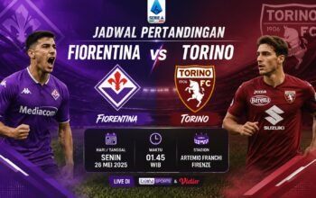 Jadwal Fiorentina vs Torino Jadi Laga Panas Serie A