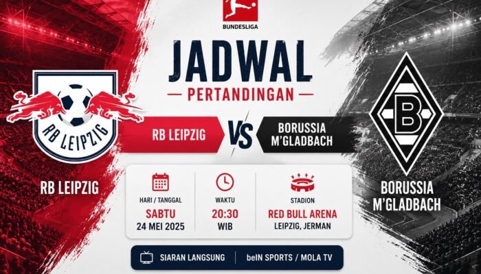 Jadwal Leipzig vs Monchengladbach Jadi Sorotan Bundesliga