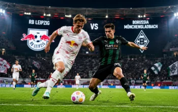 Pertandingan Leipzig vs Monchengladbach Duel Bundesliga