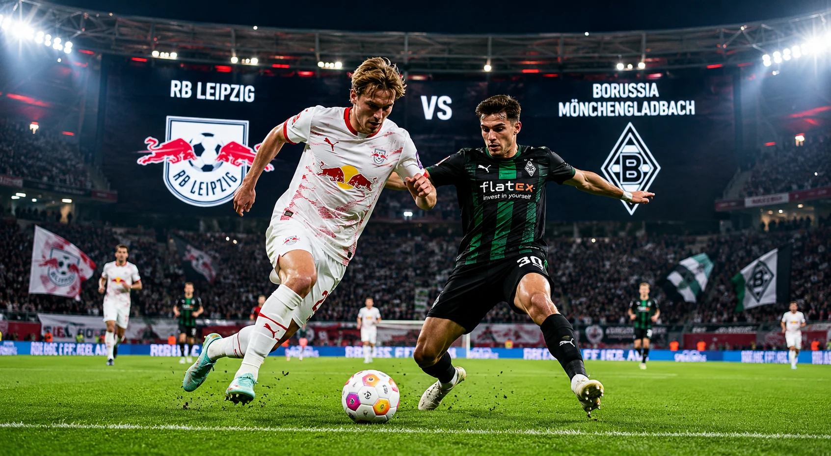 Pertandingan Leipzig vs Monchengladbach
