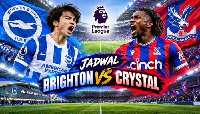 Jadwal Brighton vs Crystal Palace Duel Panas